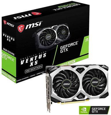Karta graficzna MSI Gaming GeForce GTX 1660 Super Graphics 1660s DVI