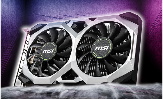 Chłodzenie z dwoma wentylatorami Karta graficzna Nvidia Gtx 1660 Super 6 GB 120 W 1770 MHz